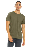 BELLA+CANVAS  ®  Unisex Heather CVC Short Sleeve Tee. BC3001CVC