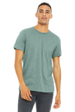 BELLA+CANVAS  ®  Unisex Heather CVC Short Sleeve Tee. BC3001CVC