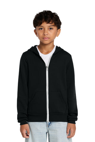 BELLA+CANVAS ®  Youth Sponge Fleece Full-Zip Hooded Sweatshirt BC3739Y