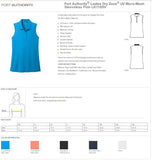 Port Authority® Ladies Dry Zone UV Micro-Mesh Sleeveless Polo LK110SV
