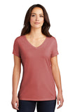 District ®  Women's Perfect Tri ®  V-Neck Tee. DM1350L - 2XL