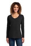 Port & Co ®  Women's Long Sleeve Fan Favorite V-Neck Tee. LPC450VLS