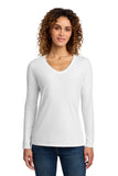 Port & Co ®  Women's Long Sleeve Fan Favorite V-Neck Tee. LPC450VLS