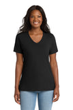Port & Co ®  Women's Core Cotton V-Neck Tee. LPC54V