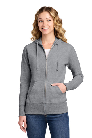 Port & Co ®  Women's Core Fleece Full-Zip Hooded Sweatshirt. LPC78ZH