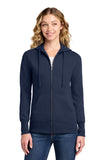 Port & Co ®  Women's Core Fleece Full-Zip Hooded Sweatshirt. LPC78ZH