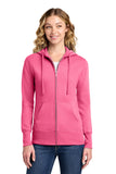 Port & Co ®  Women's Core Fleece Full-Zip Hooded Sweatshirt. LPC78ZH