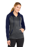 Sport-Tek ®  Women's Sport-Wick ®  Varsity Fleece Full-Zip Hooded Jacket. LST236