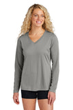 Sport-Tek ®  Women's Long Sleeve PosiCharge ®  Competitor™ V-Neck Tee. LST353LS - XXL