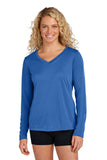 Sport-Tek ®  Women's Long Sleeve PosiCharge ®  Competitor™ V-Neck Tee. LST353LS - XL
