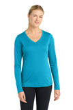 Sport-Tek ®  Women's Long Sleeve PosiCharge ®  Competitor™ V-Neck Tee. LST353LS