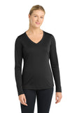 Sport-Tek ®  Women's Long Sleeve PosiCharge ®  Competitor™ V-Neck Tee. LST353LS - XS