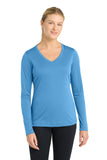 Sport-Tek ®  Women's Long Sleeve PosiCharge ®  Competitor™ V-Neck Tee. LST353LS - L
