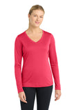 Sport-Tek ®  Women's Long Sleeve PosiCharge ®  Competitor™ V-Neck Tee. LST353LS - XXL