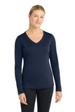 Sport-Tek ®  Women's Long Sleeve PosiCharge ®  Competitor™ V-Neck Tee. LST353LS - M