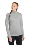 Sport-Tek  ®  Women's PosiCharge  ®  Tri-Blend Wicking 1/4-Zip Pullover. LST407