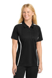 Sport-Tek ®  Women's PosiCharge ®  Micro-Mesh Colorblock Polo. LST685