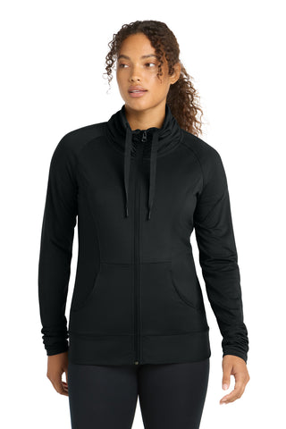 Sport-Tek ®  Women's Sport-Wick ®  Stretch Full-Zip Jacket. LST852