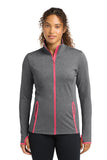 Sport-Tek ®  Women's Sport-Wick ®  Stretch Contrast Full-Zip Jacket.  LST853