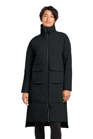 MiiR ®  Women's Sashiko Stretch Puffy Long Jacket MRAW445