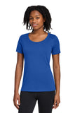 Nike Women's Dri-FIT Cotton/Poly Scoop Neck Tee. NKBQ5234