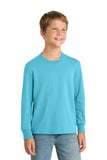 Port & Co ®  Youth Long Sleeve Core Cotton Tee. PC54YLS