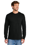 Port & Co ®  Long Sleeve Essential Pocket Tee.  PC61LSP