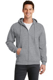 Port & Co ™  Core Fleece Full-Zip Hooded Sweatshirt. PC78ZH - L