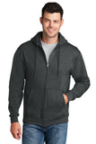 Port & Co ™  Core Fleece Full-Zip Hooded Sweatshirt. PC78ZH - 2XL