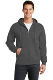 Port & Co ™  Core Fleece Full-Zip Hooded Sweatshirt. PC78ZH - 3XL