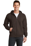 Port & Co ™  Core Fleece Full-Zip Hooded Sweatshirt. PC78ZH - 3XL