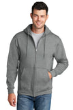 Port & Co ™  Core Fleece Full-Zip Hooded Sweatshirt. PC78ZH - 2XL
