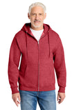 Port & Co ™  Core Fleece Full-Zip Hooded Sweatshirt. PC78ZH