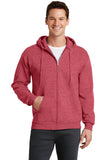 Port & Co ™  Core Fleece Full-Zip Hooded Sweatshirt. PC78ZH - 2XL