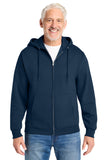 Port & Co ™  Core Fleece Full-Zip Hooded Sweatshirt. PC78ZH