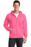 Port & Co ™  Core Fleece Full-Zip Hooded Sweatshirt. PC78ZH - 2XL