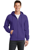 Port & Co ™  Core Fleece Full-Zip Hooded Sweatshirt. PC78ZH - L