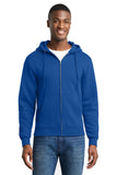 Port & Co ™  Core Fleece Full-Zip Hooded Sweatshirt. PC78ZH