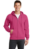 Port & Co ™  Core Fleece Full-Zip Hooded Sweatshirt. PC78ZH - L