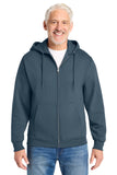 Port & Co ™  Core Fleece Full-Zip Hooded Sweatshirt. PC78ZH