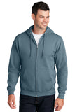 Port & Co ™  Core Fleece Full-Zip Hooded Sweatshirt. PC78ZH - L