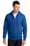Port & Co ™  Core Fleece Full-Zip Hooded Sweatshirt. PC78ZH - 3XL