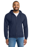 Port & Co ®  Tall Essential Fleece Full-Zip Hooded Sweatshirt. PC90ZHT