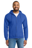 Port & Co ®  Tall Essential Fleece Full-Zip Hooded Sweatshirt. PC90ZHT