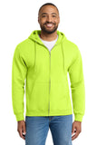 Port & Co ®  Tall Essential Fleece Full-Zip Hooded Sweatshirt. PC90ZHT