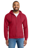 Port & Co ®  Essential Fleece Full-Zip Hooded Sweatshirt.  PC90ZH
