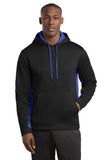 Sport-Tek ®  Sport-Wick ®  Fleece Colorblock Hooded Pullover. ST235