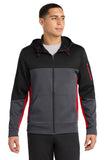 Sport-Tek ®  Tech Fleece Colorblock Full-Zip Hooded Jacket. ST245