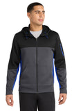 Sport-Tek ®  Tech Fleece Colorblock Full-Zip Hooded Jacket. ST245