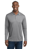 Sport-Tek  ®  PosiCharge  ®  RacerMesh  ®  Long Sleeve Polo. ST640LS